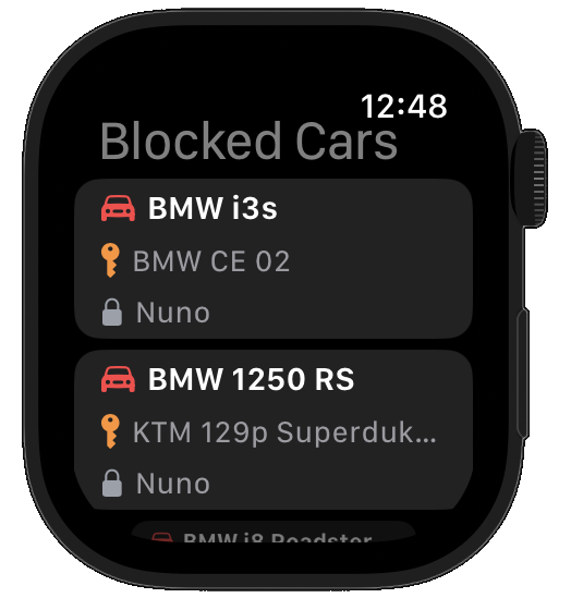 Apple Watch App — MultiGaragem